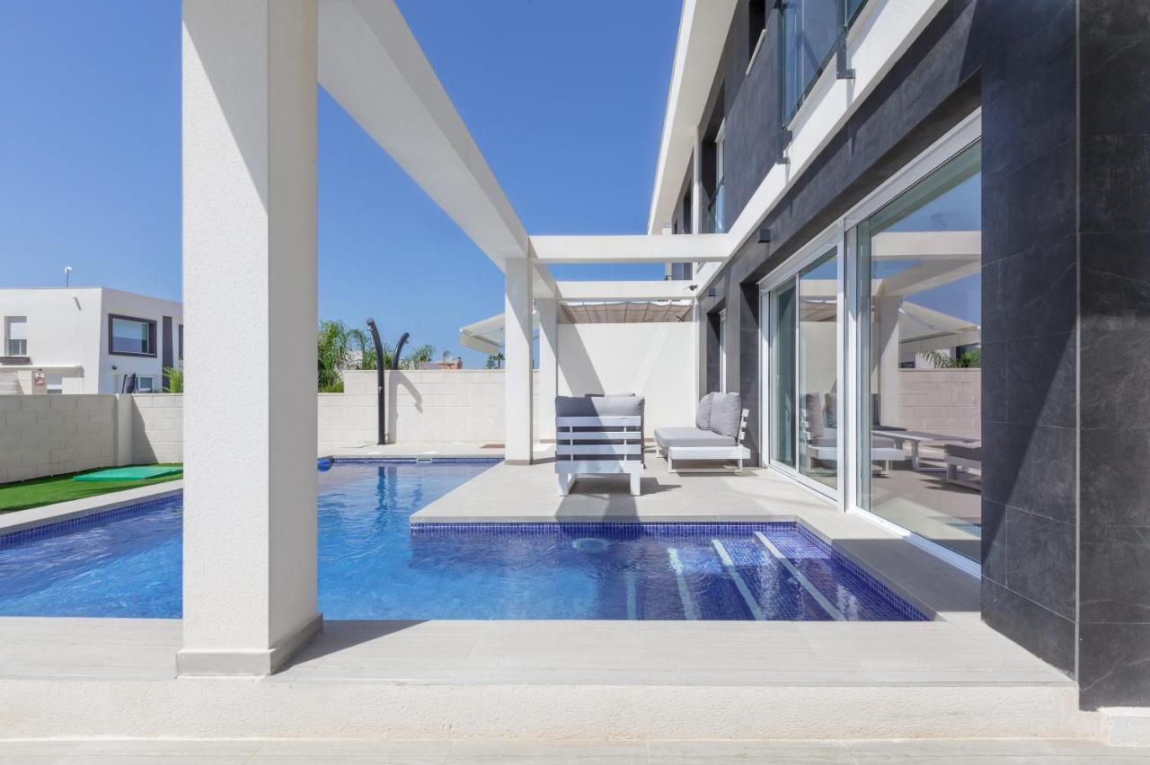 Casa Bos Dolpfin Wellness Luxury Entire Villa Pool & Jacuzzi Gran Alacant Near Beach Puerto Marino エクステリア 写真